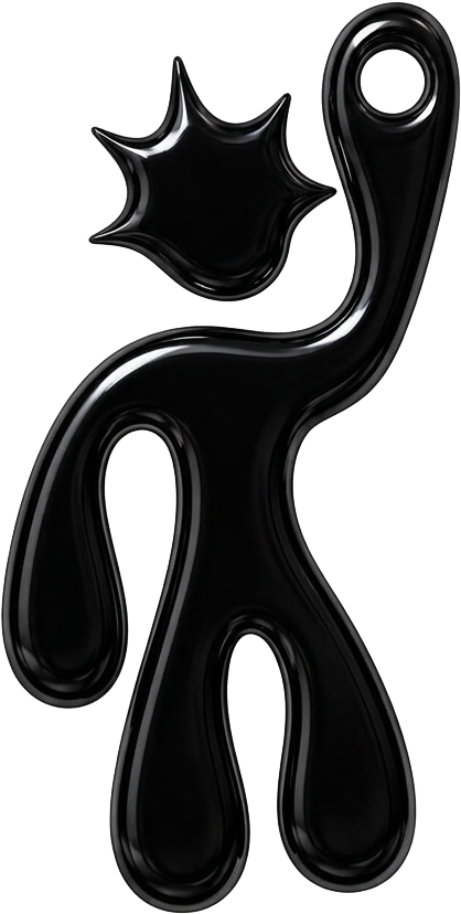 Logo de marca cliente — figura 3D